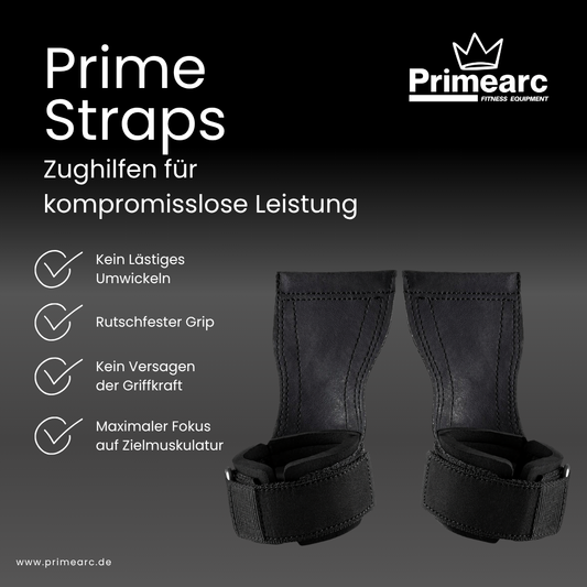 Prime Straps - Zughilfen für kompromisslose Leistung