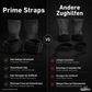 Prime Straps - Zughilfen für kompromisslose Leistung
